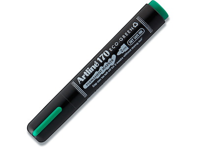 Marker, Rund spids, 2 mm, Grøn, Artline ECO-GREEN 170