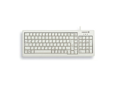 CHERRY XS G84-5200LCMCH-0 tastatur Hjem USB Schweizisk Grå