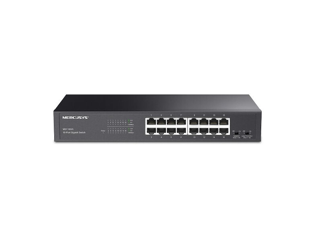 TP-Link MS116GS netværksswitch Gigabit Ethernet (10/100/1000) Sort
