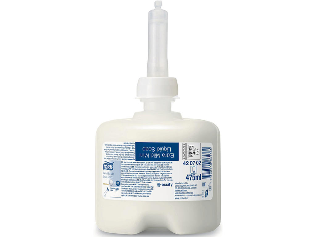 Håndsæbe, Flydende, Refill, 475 ml, Tork Premium S2