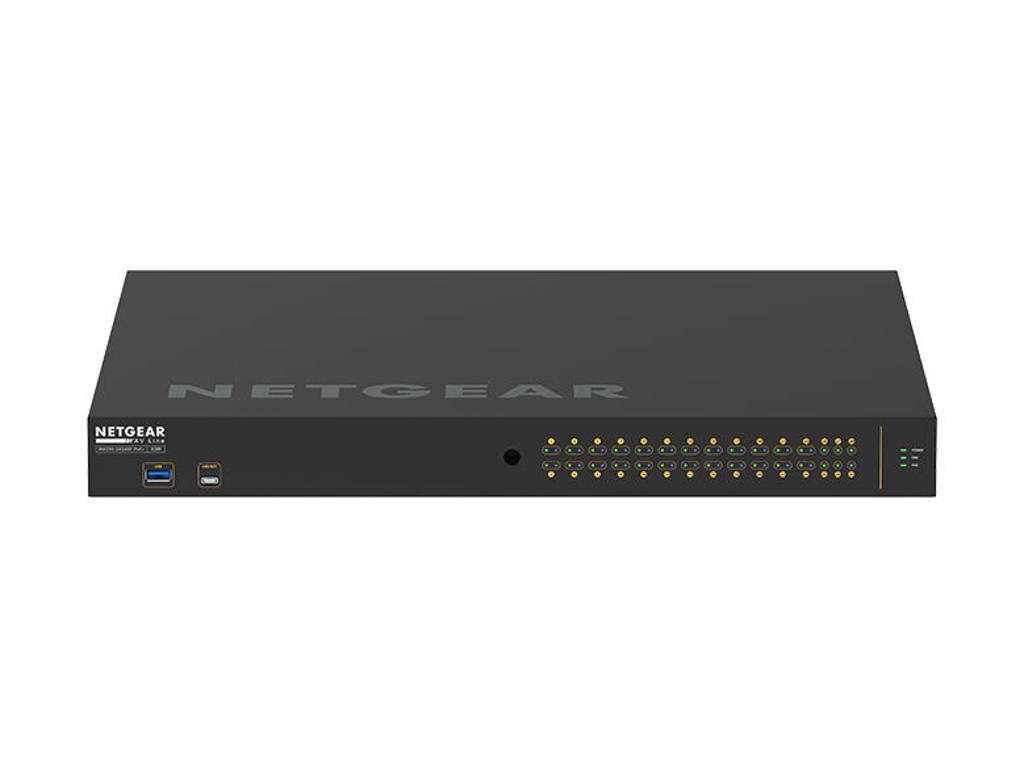 NETGEAR M4250-26G4XF-PoE+ Administreret L2/L3 Gigabit Ethernet (10/100/1000) Strøm over Ethernet (PoE) 1U Sort