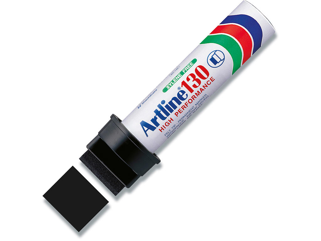 Marker, Kantet spids, 30 mm, Sort, Artline EK-130