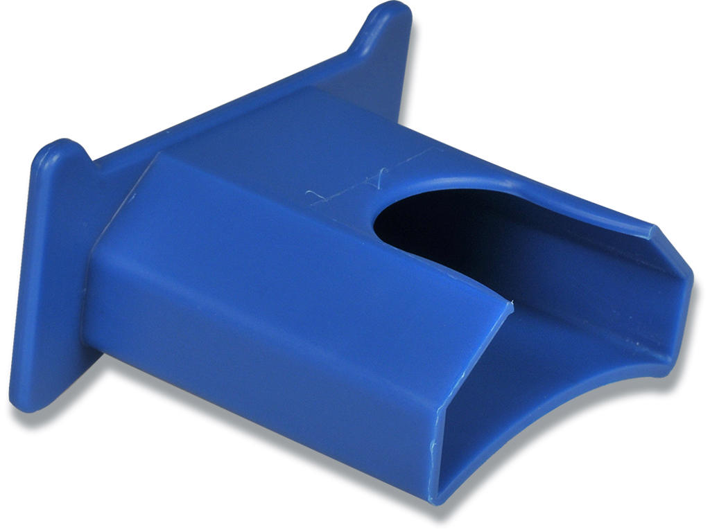 Flaskeholder, blå, PP, til 200 ml øjenskyl, 1 stk, Plum