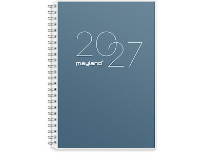 Kalender, 2027, A5 International Uge, 4 illustrationer, 1 uge pr. opslag, Mayland