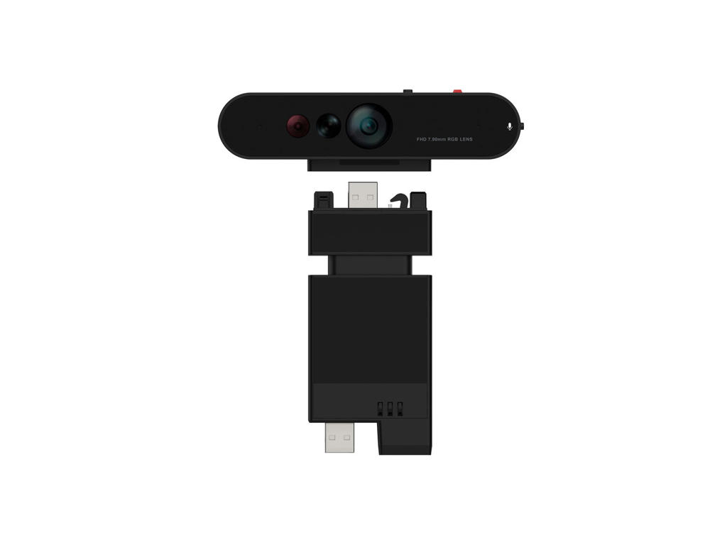 Lenovo ThinkVision MC60 (S) webcam 1920 x 1080 pixel USB 2.0 Sort