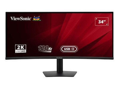 Viewsonic VA VA3420C LED display 86,4 cm (34") 3440 x 1440 pixel UltraWide Quad HD Sort
