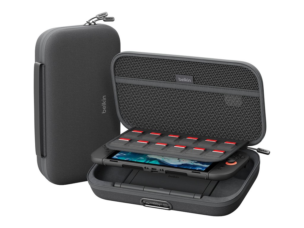Belkin ENA003HQCH transportabel spillekonsol etui Bærepose Nintendo Anthracit