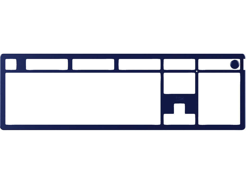 HyperX Alloy Rise-topplade – blå