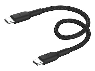 Belkin BoostCharge USB-kabel USB 2.0 0,15 m USB C 60 W Sort