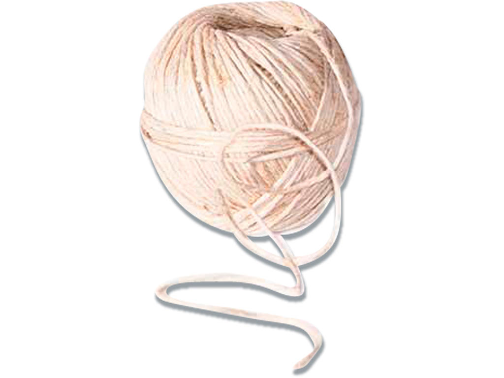 Sejlgarn, Hamp, 1.7 mm, 40 m, Roliba Pakke 