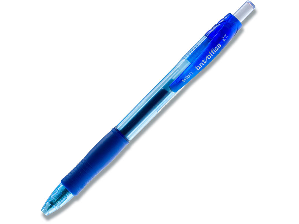 Rollerball gelpen, 0.7 mm, 0.3 mm, 25 stk, Blå, BNT Office 