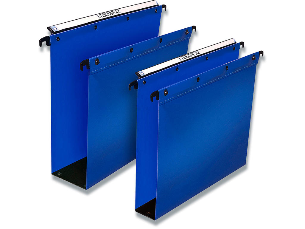 Hængemapper Elba Ultimate PP Blå 80mm bund 10stk/pk