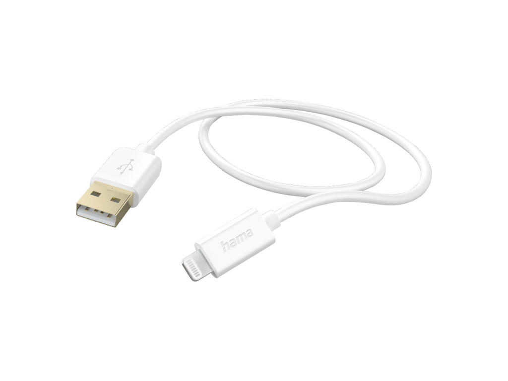 Hama 00201581 Lightning kabel 1,5 m Hvid
