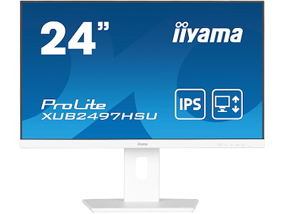 iiyama ProLite XUB2497HSU-W2 computerskærm 60,5 cm (23.8") 1920 x 1080 pixel Fuld HD LED Hvid