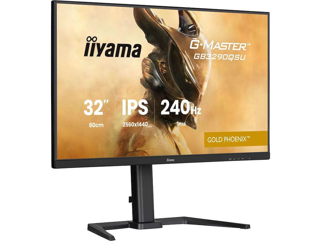 iiyama G-MASTER GB3290QSU-B1 computerskærm 80 cm (31.5") 2560 x 1440 pixel Quad HD LED Sort