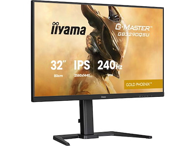 iiyama G-MASTER GB3290QSU-B1 computerskærm 80 cm (31.5") 2560 x 1440 pixel Quad HD LED Sort