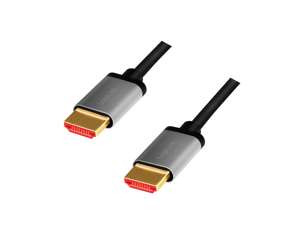 LogiLink CHA0104 HDMI-kabel 1 m HDMI Type A (Standard) Sort