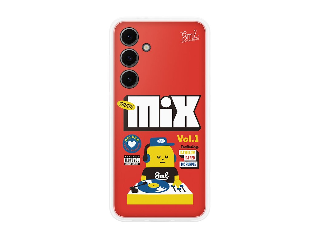 Samsung EF-MS721 mobiltelefon etui 17 cm (6.7") Cover Rød