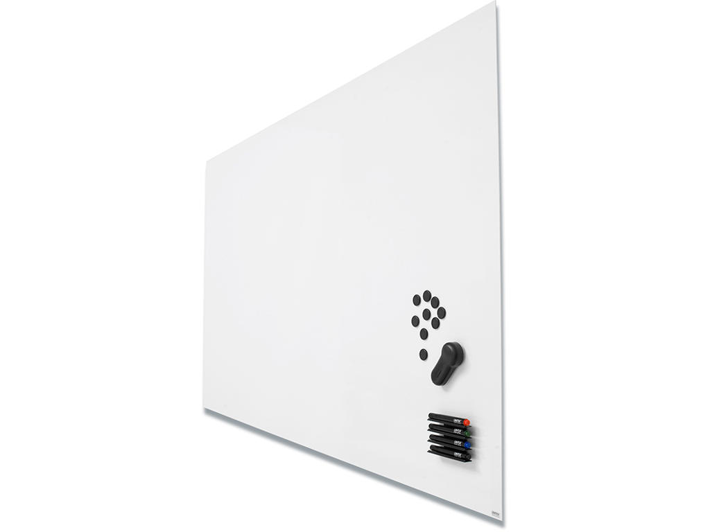 Whiteboard tavle, Stålkeramisk, 199x119 cm, Magnetisk, Lintex AIR 