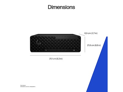 HP Z2 SFF G1i Workstation Desktop PC Intel Core Ultra 7 265K 32 GB DDR5-SDRAM 1 TB SSD NVIDIA RTX A400 Windows 11 Pro AI PC, AI Workstation Black