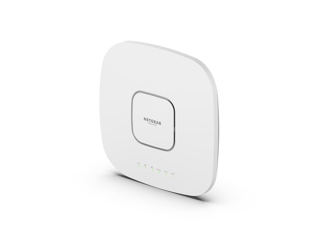 NETGEAR Insight Cloud Managed WiFi 6 AX6000 Tri-band Multi-Gig Access Point (WAX630) 6000 Mbit/s Hvid Strøm over Ethernet (PoE)