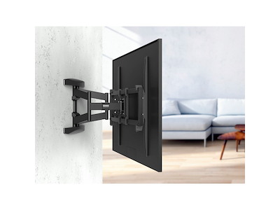 Hama 00220839 tv-beslag 3,05 m (120") Sort, Hvid