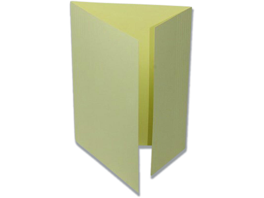 Sagsmappe, 1 klap, A4, Gul, Ferco Nr. 103/8 Med 8 cm udvidelse 