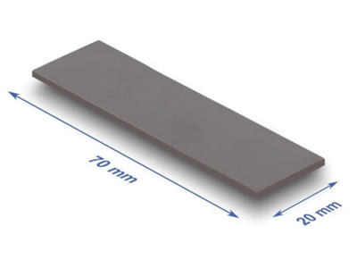 DeLOCK 18467 kølekomponent Termisk pude 3,2 W/mK