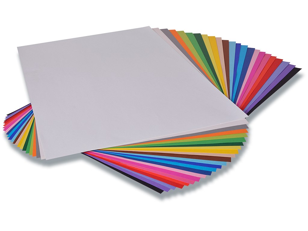 Karton, A2, 180 g/m², Assorteret, 10x25 ark