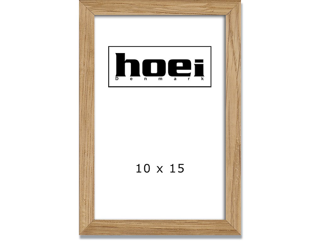 Fotoramme, 10x15 cm, Natur, Egetræ, Hoei 200