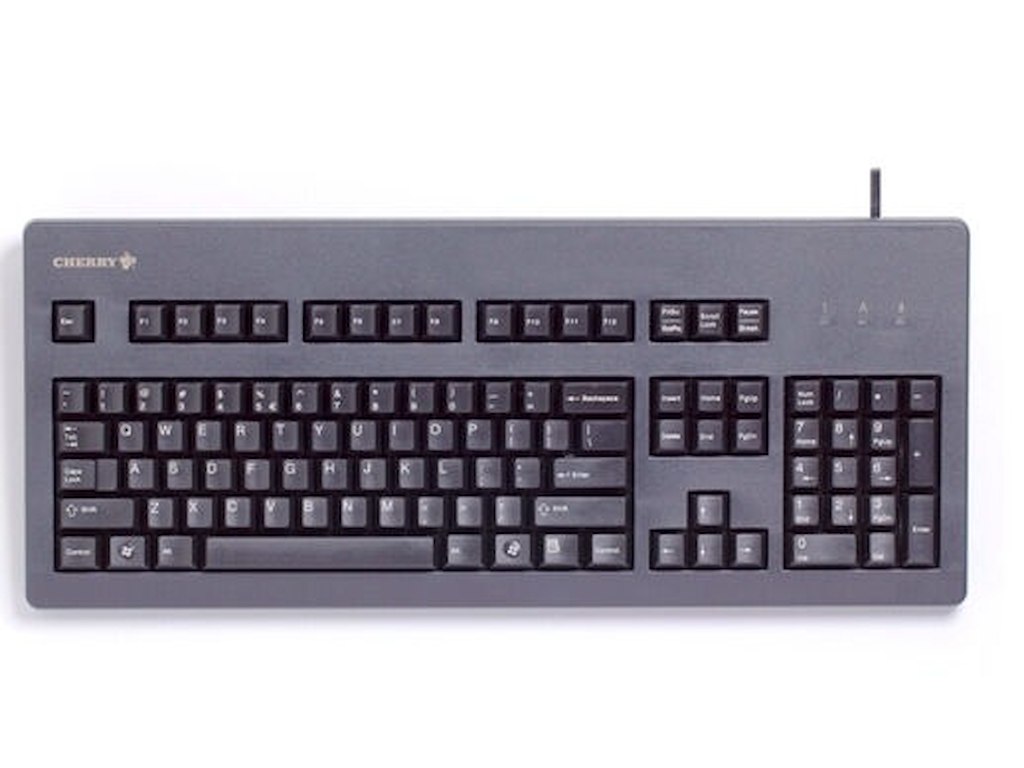 CHERRY G80-3000 tastatur USB + PS/2 Sort