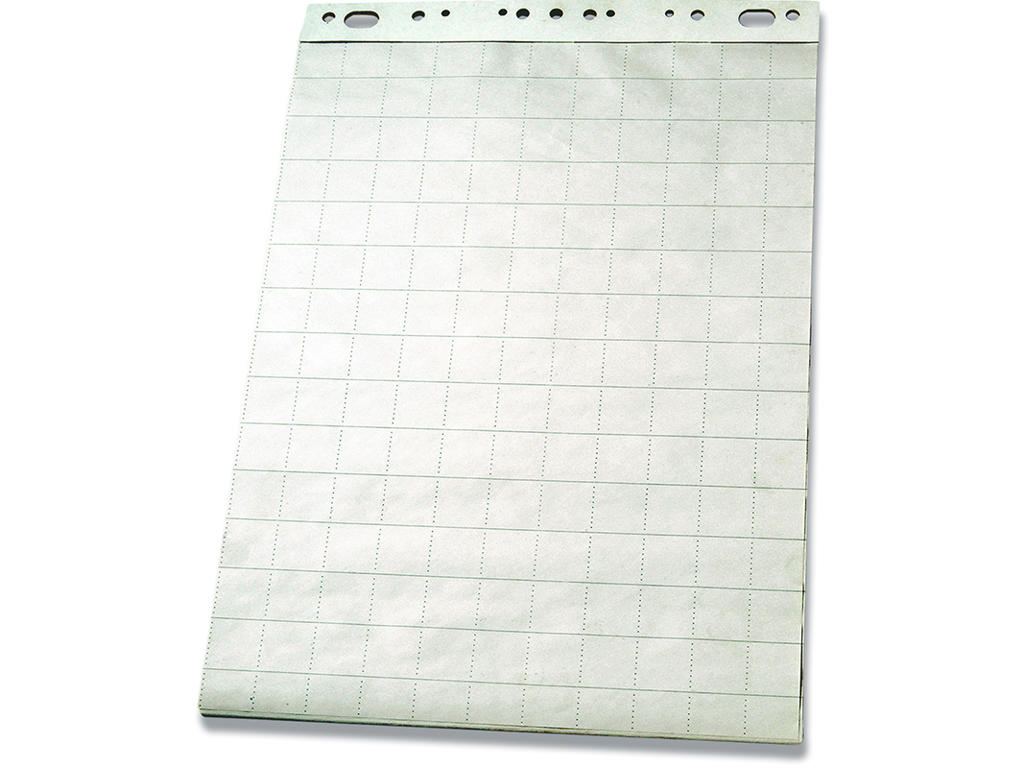 Flipoverpapir, Kvadreret - ulinjeret, 50 ark, 1 blok, Esselte 60 g/m²