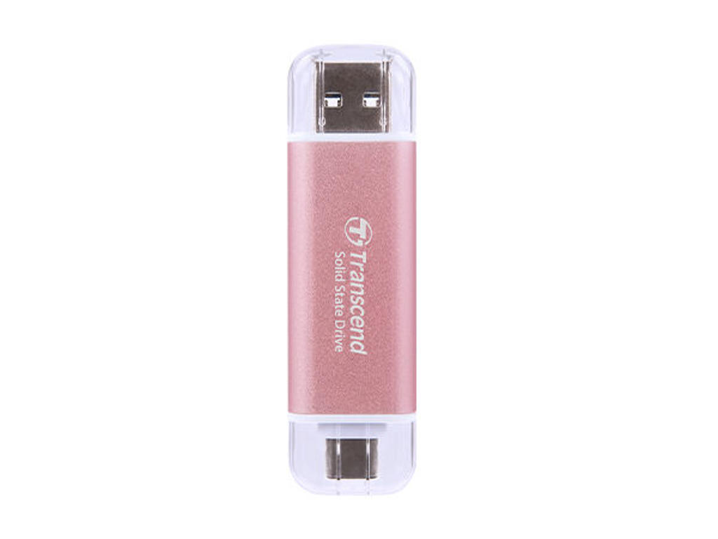 Transcend ESD310 1 TB USB Type-A til USB Type-C 3.2 Gen 2 (3.1 Gen 2) Lyserød