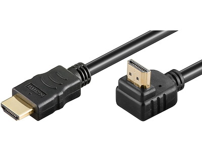 Microconnect HDM19193V2.0A90 HDMI-kabel 3 m HDMI Type A (Standard) Sort