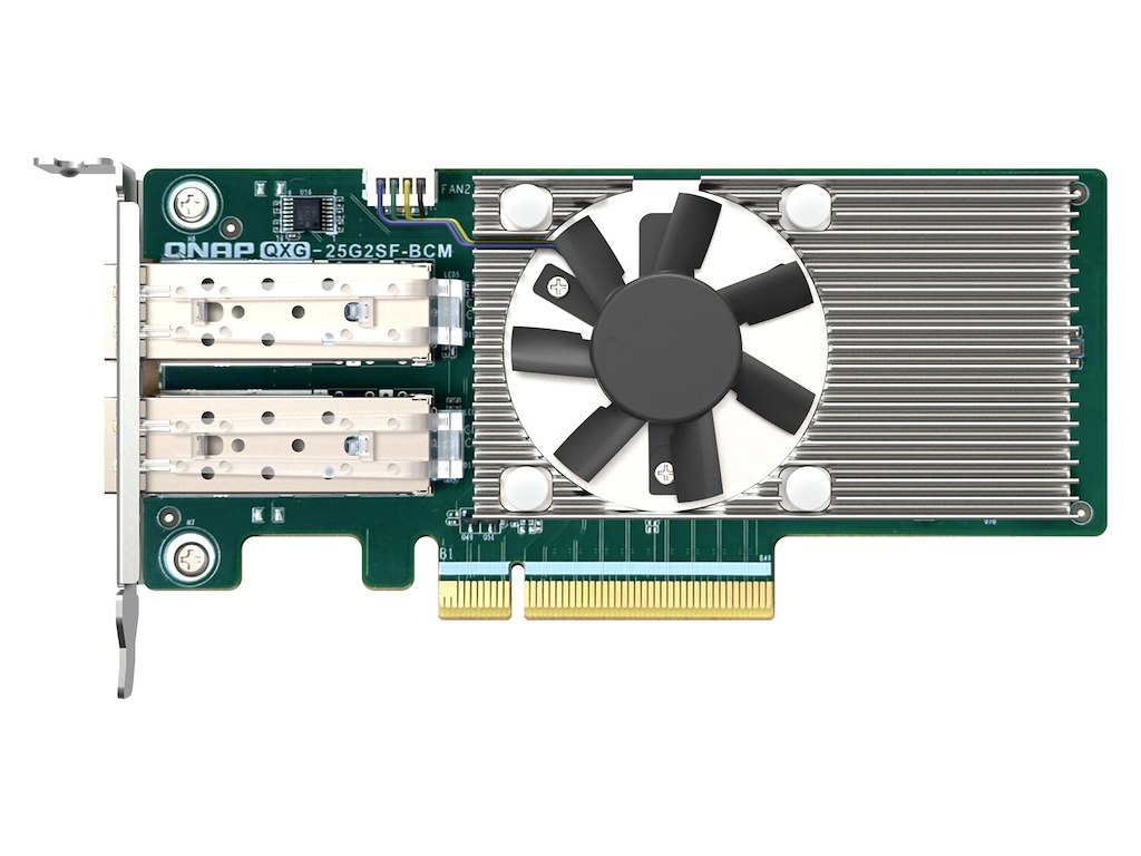 QNAP QXG-25G2SF-BCM netværkskort Intern Fiber 25000 Mbit/s