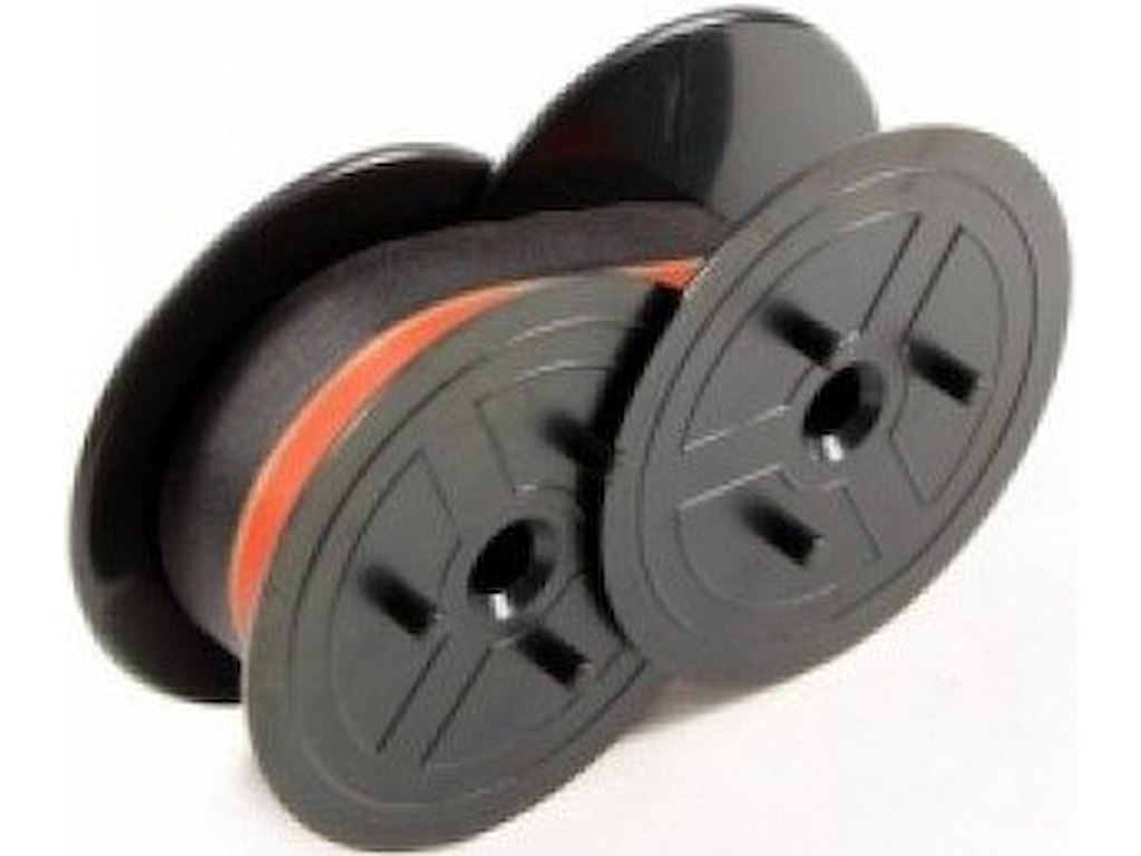 Farvebånd spole, Sort-rød nylon, GR.51