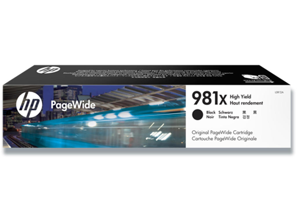 Blækpatron, 1 stk, 11.000 sider, Black-sort, HP 981X