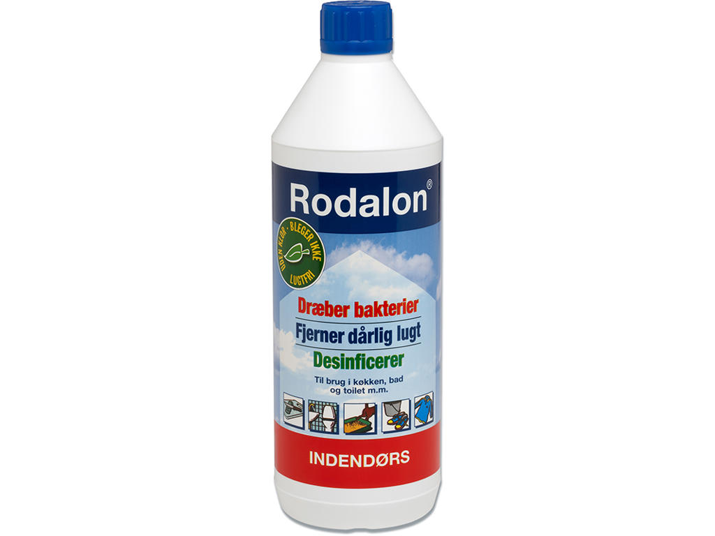 Overfladedesinfektion, Flydende, 1 liter, Rodalon 
