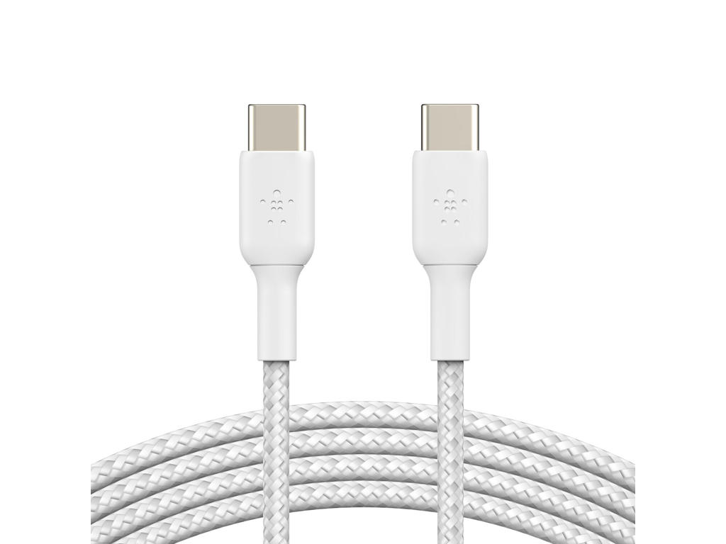 Belkin CAB004BT1MWH2PK USB-kabel USB 2.0 1 m USB C Hvid