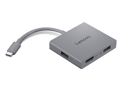 Lenovo GX91R64790 dockingstation Ledningsført USB 3.2 Gen 1 (3.1 Gen 1) Type-C Grå