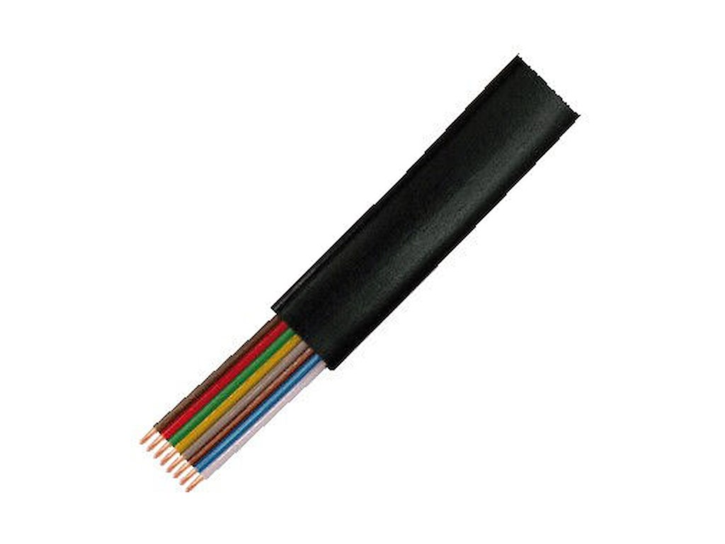 LogiLink CM08 telefonkabel 100 m Sort