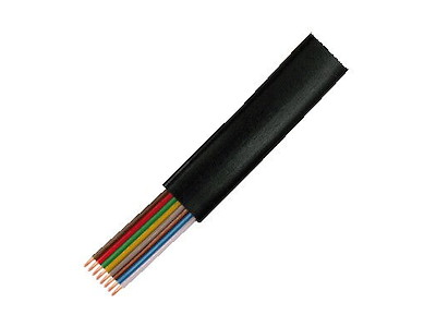 LogiLink CM08 telefonkabel 100 m Sort