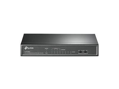 TP-Link TL-SF1008LP Ikke administreret Fast Ethernet (10/100) Strøm over Ethernet (PoE) Sort