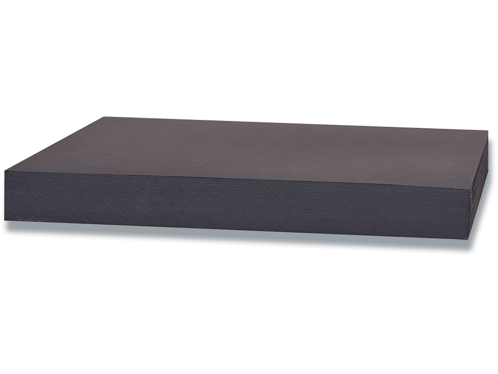 Karton, A2, 180 g/m², Kulsort, 100 ark