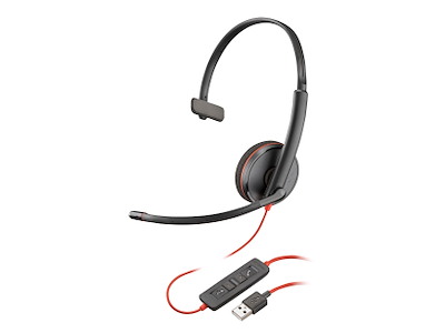 HP Poly Poly Blackwire 3210 Monaural USB-A Headset
