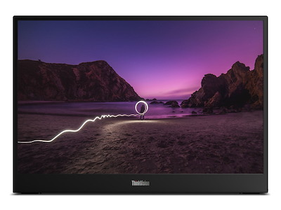 Lenovo ThinkVision M16 computerskærm 40,6 cm (16") 1920 x 1200 pixel WUXGA LCD Sort