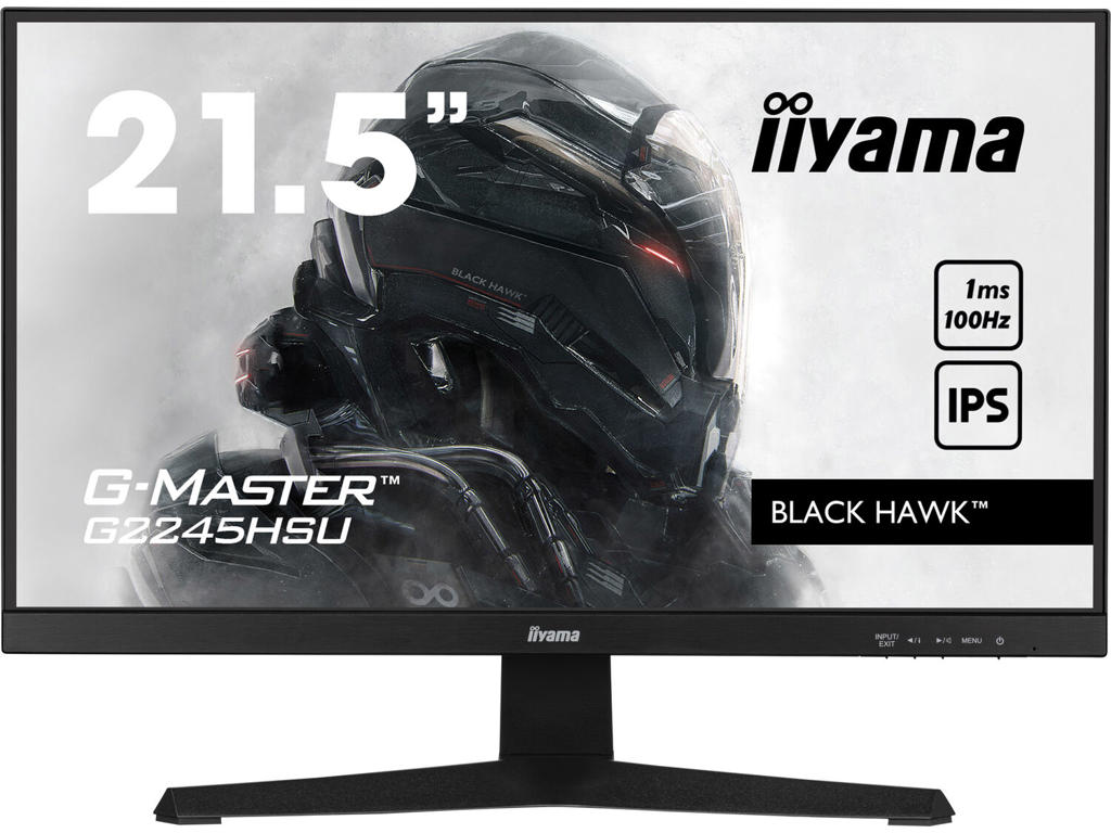 iiyama G-MASTER G2245HSU-B2 LED display 54,6 cm (21.5") 1920 x 1080 pixel Fuld HD Sort