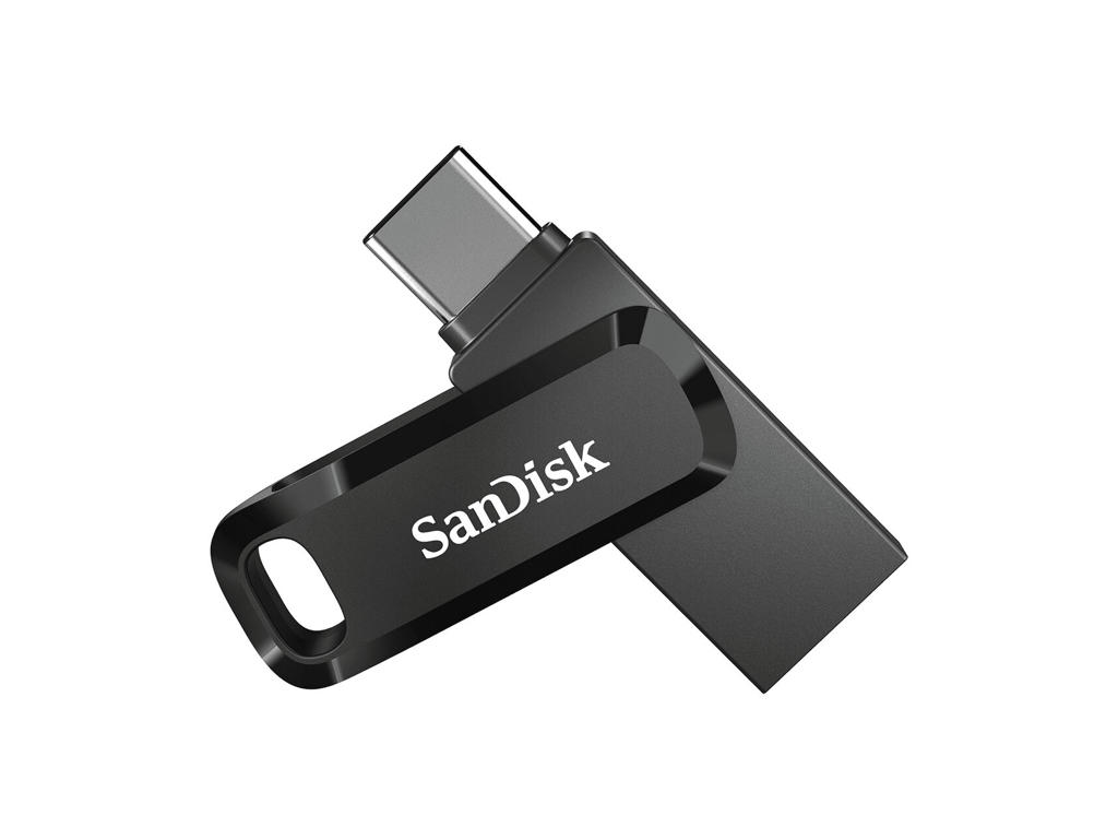 SanDisk Ultra Dual Drive Go USB-nøgle 64 GB USB Type-A / USB Type-C 3.2 Gen 1 (3.1 Gen 1) Sort