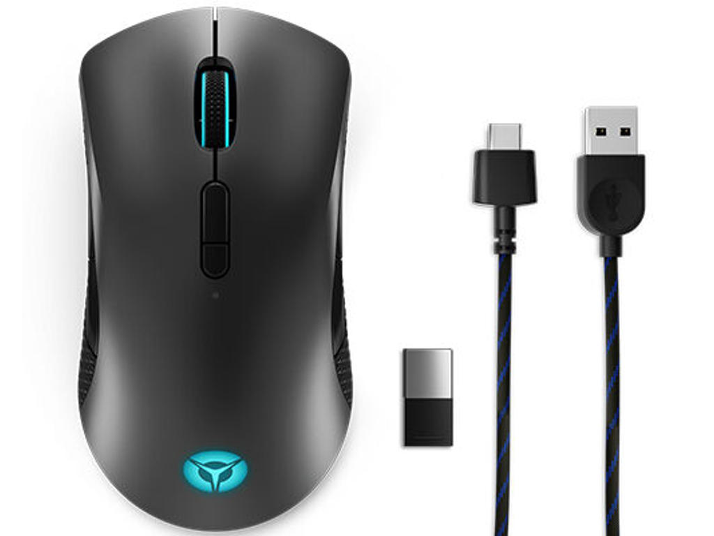 Lenovo Legion M600 Wireless Gaming mus Spil Ambidextrous RF Wireless + Bluetooth + USB Type-A Optisk 16000 dpi