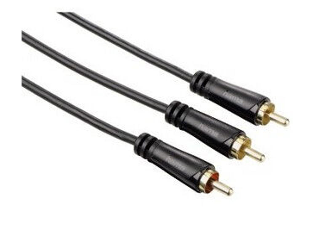 Hama 00122288 lydkabel 1,5 m RCA 2 x RCA Sort